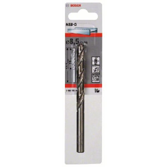 Metallbohrer HSS-G, DIN 338, 8,5 x 75 x 117 mm, 1er-Pack-Beschreibung lesen
