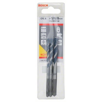 Betonbohrer-Robust-Line-Set CYL-5, Blue Granite, 3-teilig, 5 - 8 mm-Beschreibung lesen