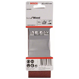 Schleifband-Set X440, Best for Wood and Paint, 3-teilig, 60 x 400 mm, 60, 80,100-Beschreibung lesen