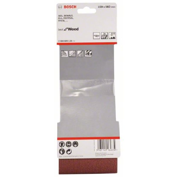Schleifband-Set X440, Best for Wood and Paint, 3-teilig, 100 x 560 mm, 60,80,100-Beschreibung lesen