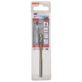Fräsbohrer HSS, 6 mm, 90 mm, d 6 mm-Beschreibung lesen