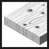 Holzspiralbohrer Standard, 28 x 140 x 220 mm, d 13 mm