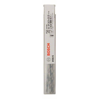 Metallbohrer HSS-G, DIN 340, 3,5 x 73 x 112 mm, 5er-Pack-Beschreibung lesen