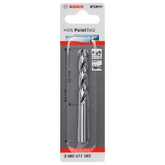Metallspiralbohrer HSS PointTeQ, DIN 338, 5,0 mm, 1er-Pack-Beschreibung lesen