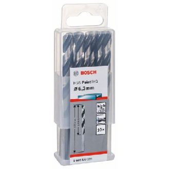 Metallspiralbohrer HSS PointTeQ, DIN 338, 6,3 mm, 10er-Pack-Beschreibung lesen