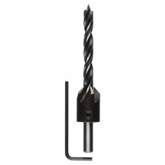 Holzspiralbohrer mit 90°-Senker, 8 mm, 20 mm-Beschreibung lesen