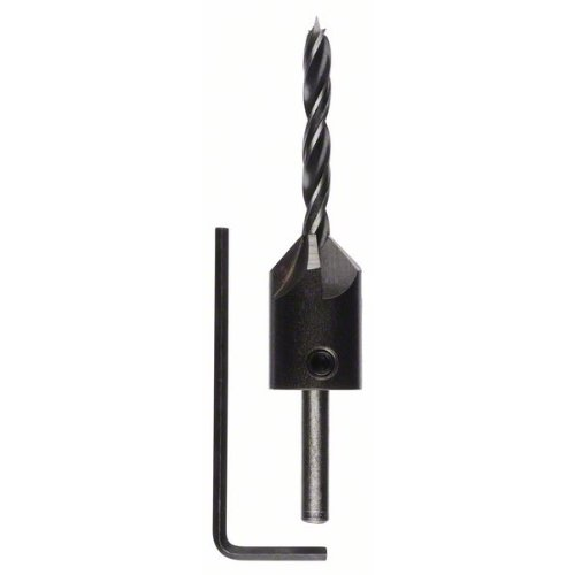 Holzspiralbohrer mit 90°-Senker, 5 mm, 16 mm-Beschreibung lesen