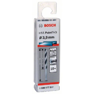 Metallspiralbohrer HSS PointTeQ, DIN 338, 3,9 mm, 10er-Pack-Beschreibung lesen
