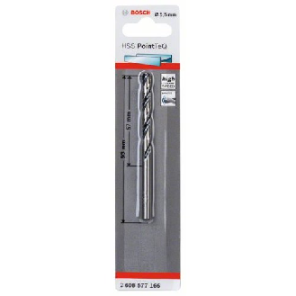 Metallspiralbohrer HSS PointTeQ, DIN 338, 5,5 mm, 1er-Pack-Beschreibung lesen