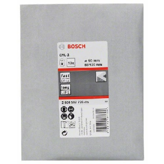 Betonbohrer CYL-3, 10 x 80 x 120 mm, d 9 mm, 10er-Pack-Beschreibung lesen