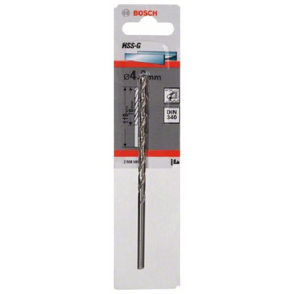 Metallbohrer HSS-G, DIN 340, 4,2 x 78 x 119 mm, 1er-Pack-Beschreibung lesen
