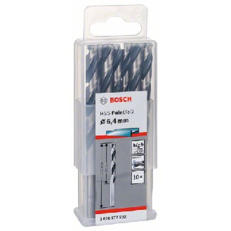 Metallspiralbohrer HSS PointTeQ, DIN 338, 6,4 mm, 10er-Pack-Beschreibung lesen