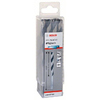 Metallspiralbohrer HSS PointTeQ, DIN 338, 9,2 mm, 10er-Pack-Beschreibung lesen