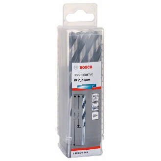Metallspiralbohrer HSS PointTeQ, DIN 338, 7,7 mm, 10er-Pack-Beschreibung lesen