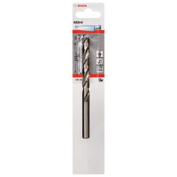 Metallbohrer HSS-G, DIN 338, 9,5 x 81 x 125 mm, 1er-Pack-Beschreibung lesen