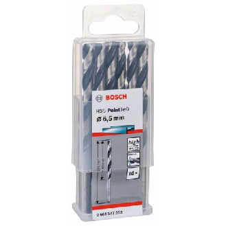 Metallspiralbohrer HSS PointTeQ, DIN 338, 6,5 mm, 10er-Pack-Beschreibung lesen