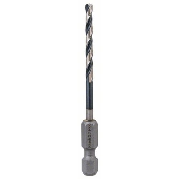 HSS Spiralbohrer Impact Control mit Sechskantschaft, 3,2 x 36 x 75 mm, 1er-Pack-Beschreibung lesen