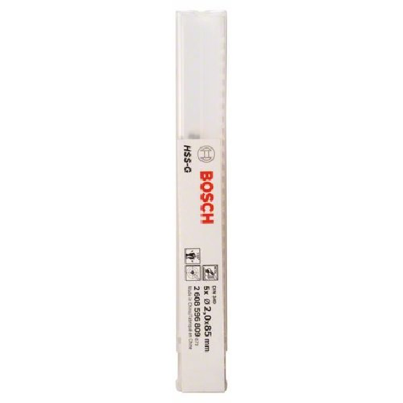 Metallbohrer HSS-G, DIN 340, 2 x 56 x 85 mm, 5er-Pack-Beschreibung lesen