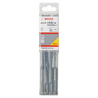 Hammerbohrer SDS-plus-5, 5,5 x 100 x 165 mm, 10er-Pack-Beschreibung lesen