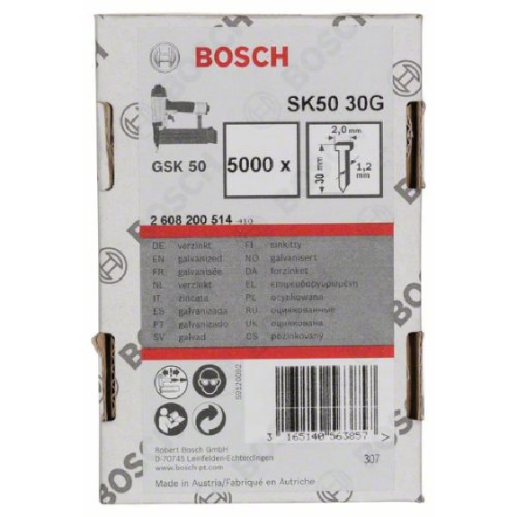 Senkkopf-Stift SK50 30G, 1,2 mm, 30 mm, verzinkt-Beschreibung lesen