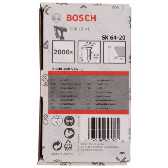 Senkkopf-Stift SK64 20NR, 63 mm Edelstahl-Beschreibung lesen