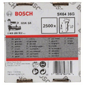 Senkkopf-Stift SK64 35G, 1,6 mm, 35 mm, verzinkt-Beschreibung lesen