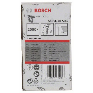 Senkkopf-Stift SK64 20G, 50 mm verzinkt-Beschreibung lesen