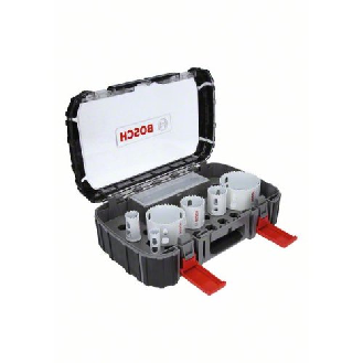 Lochsägen-Set Progressor for Wood and Metal, 9-teiliges Elektrikerset, 19-83 mm-Beschreibung lesen