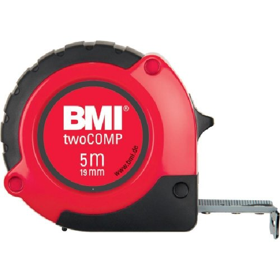BMI Taschenbandmaß twoCOMP M 10m x 25mm-Leggi tutto