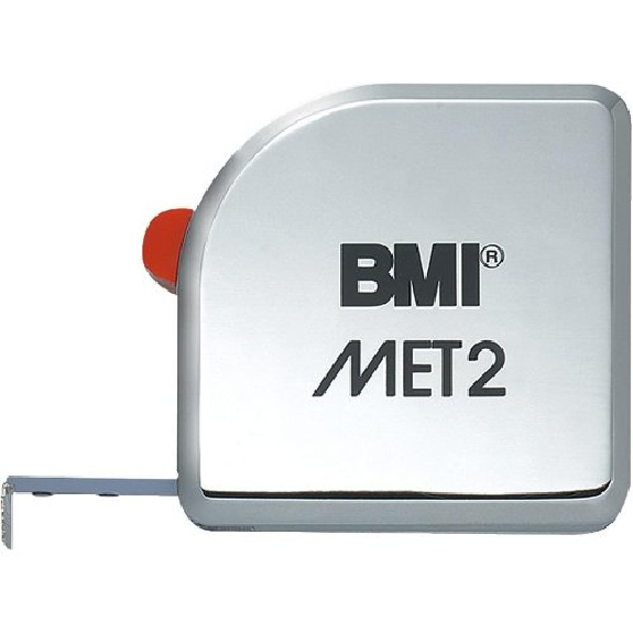 BMI Taschenbandmaß MET 2m x 13mm-Lire la description