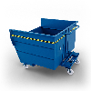 Benna ribaltabile con ruote 1600L