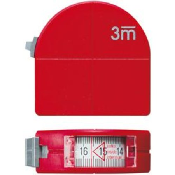 Taschenbandmaß mit Sichtfenster x 16mm Zirkelfunktion Taschenbandmaß mit Sichtfenster x 16mm Zirkelfunktion-Beschreibung lesen