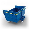 Kippbehälter mit Rollen à 2000 lt- Blau