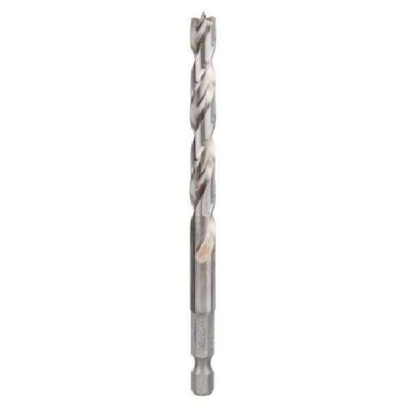 Holzspiralbohrer mit 1/4"-Sechskantschaft, 8 x 75 x 117 mm Holzspiralbohrer mit 1/4"-Sechskantschaft, 8 x 75 x 117 mm-Beschreibung lesen