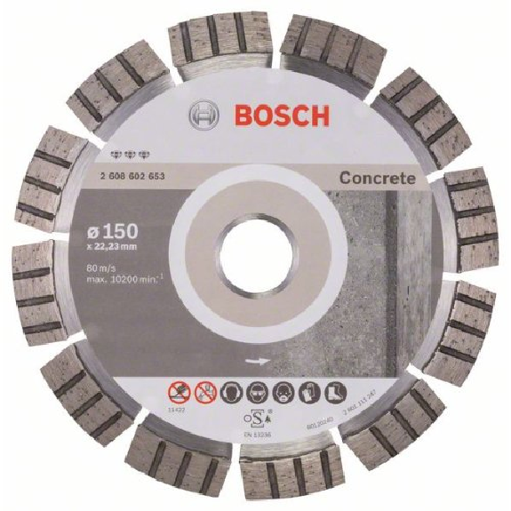 Diamanttrennscheibe Best for Concrete, 150 x 22,23 x 2,4 x 12 mm-Beschreibung lesen
