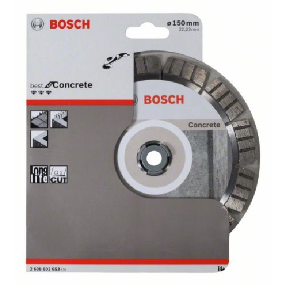 Diamanttrennscheibe Best for Concrete, 150 x 22,23 x 2,4 x 12 mm-Beschreibung lesen