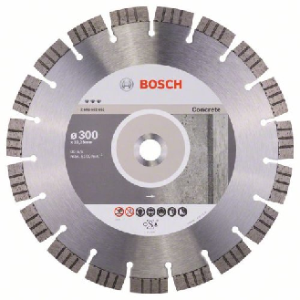 Diamanttrennscheibe Best for Concrete, 300 x 22,23 x 2,8 x 15 mm-Beschreibung lesen