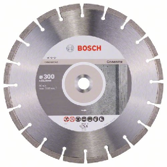 Diamanttrennscheibe Standard for Concrete, 300 x 22,23 x 3,1 x 10 mm-Beschreibung lesen