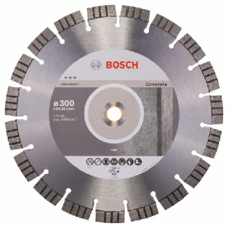 Diamanttrennscheibe Best for Concrete, 300 x 20,00/25,40 x 2,8 x 15 mm-Beschreibung lesen