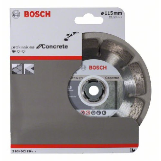 Diamanttrennscheibe Standard for Concrete, 115 x 22,23 x 1,6 x 10 mm, 1er-Pack-Beschreibung lesen