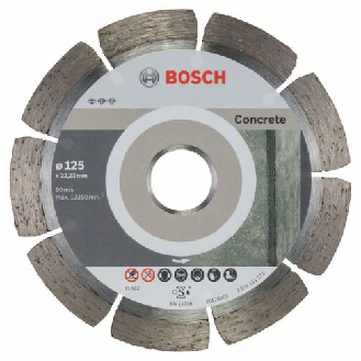 Diamanttrennscheibe Standard for Concrete, 125 x 22,23 x 1,6 x 10 mm, 10er-Pack-Beschreibung lesen