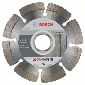 Diamanttrennscheibe Standard for Concrete, 115 x 22,23 x 1,6 x 10 mm, 10er-Pack-Beschreibung lesen