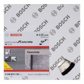 Diamanttrennscheibe Standard for Concrete, 115 x 22,23 x 1,6 x 10 mm, 10er-Pack-Beschreibung lesen