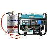 LPG/Benzin-Generator KS 10000E G Betriebsspannung, V 230 Höchstleistung, kW 8.0