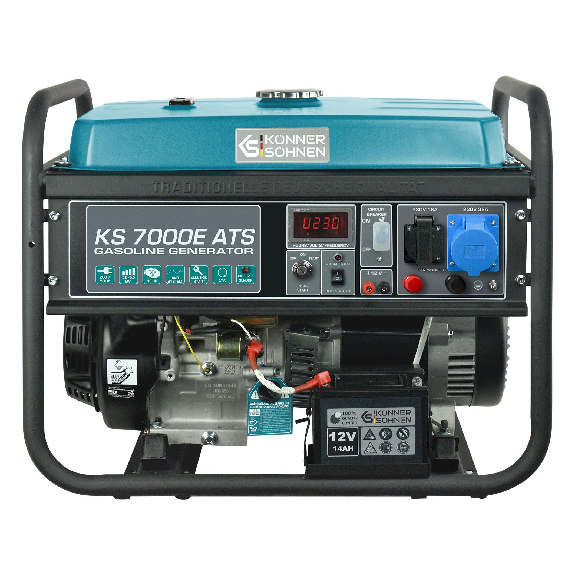 Benzin-Generator KS 7000E ATS Betriebsspannung, V 230 Höchstleistung, kW 5.5 Benzin-Generator KS 7000E ATS Betriebsspannung, V 230 Höchstleistung, kW 5.5-Beschreibung lesen