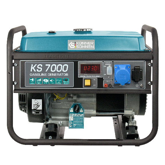 Benzin-Generator KS 7000 Spannung 230V Leistung 5.5kW-Beschreibung lesen