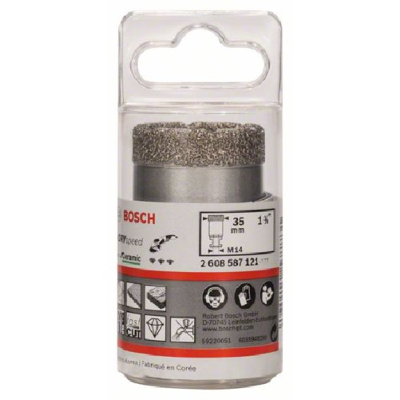 Diamanttrockenbohrer Dry Speed Best for Ceramic, 35 x 35 mm-Beschreibung lesen
