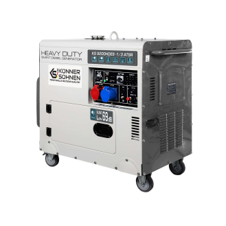 Diesel-Generator KS 9200HDES-1/3 ATSR (EURO V) Betriebsspannung 230/400 Höchstleistung/Nennleistung (230V), kW 6.5/6.0-Beschreibung lesen