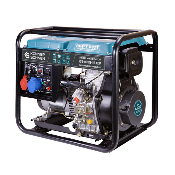 Diesel-Generator KS 9100HDE-1/3 ATSR (EURO V) Betriebsspannung 230/400 Höchstleistung/Nennleistung (230V), kW 6.5/6.0 Diesel-Generator KS 9100HDE-1/3 ATSR (EURO V) Betriebsspannung 230/400 Höchstleistung/Nennleistung (230V), kW 6.5/6.0-Beschreibung lesen