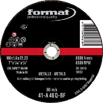 Trennscheibe Stahl 125x2,5mm gekröpft-Beschreibung lesen